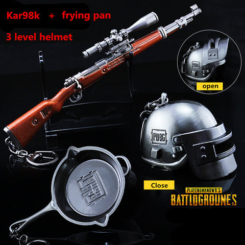 Playerunknown's Battlegrounds Pans + Kar98k + helmet Chain Pendant